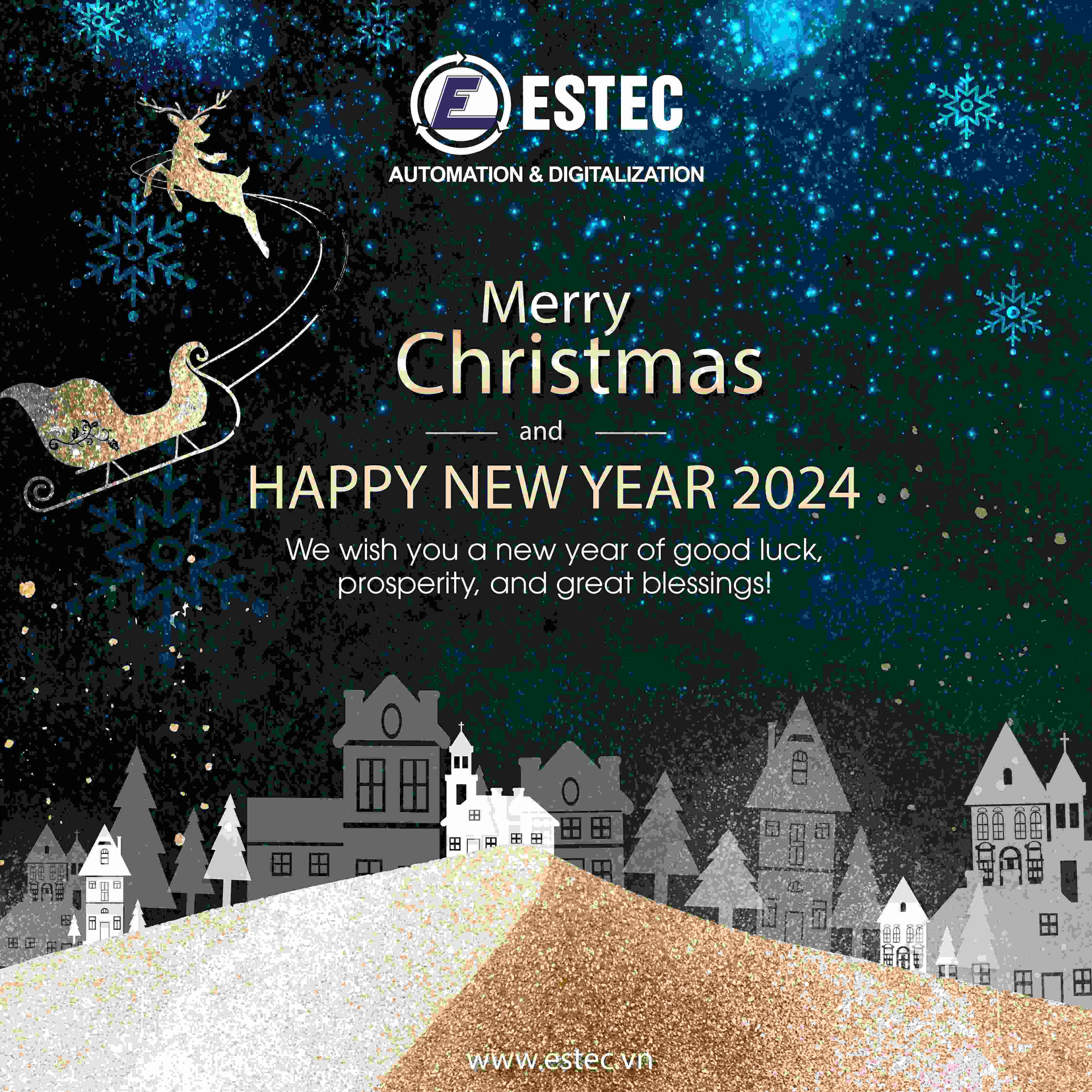 ESTEC MERRY CHRISTMAS & HAPPY NEW YEAR 2024