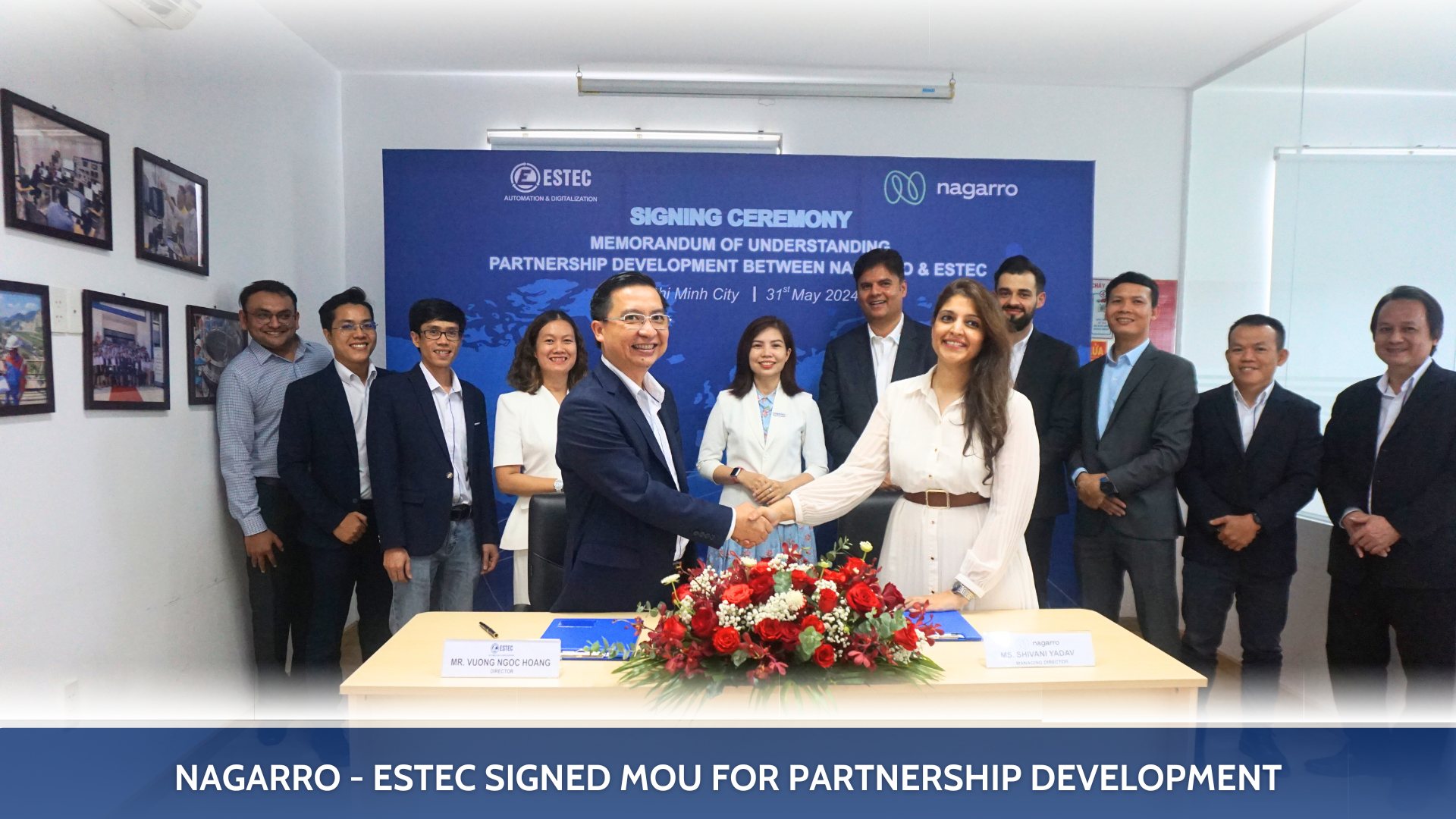 NAGARRO - ESTEC SIGNED MoU FOR PARTNERSHIP DEVELOPMENT