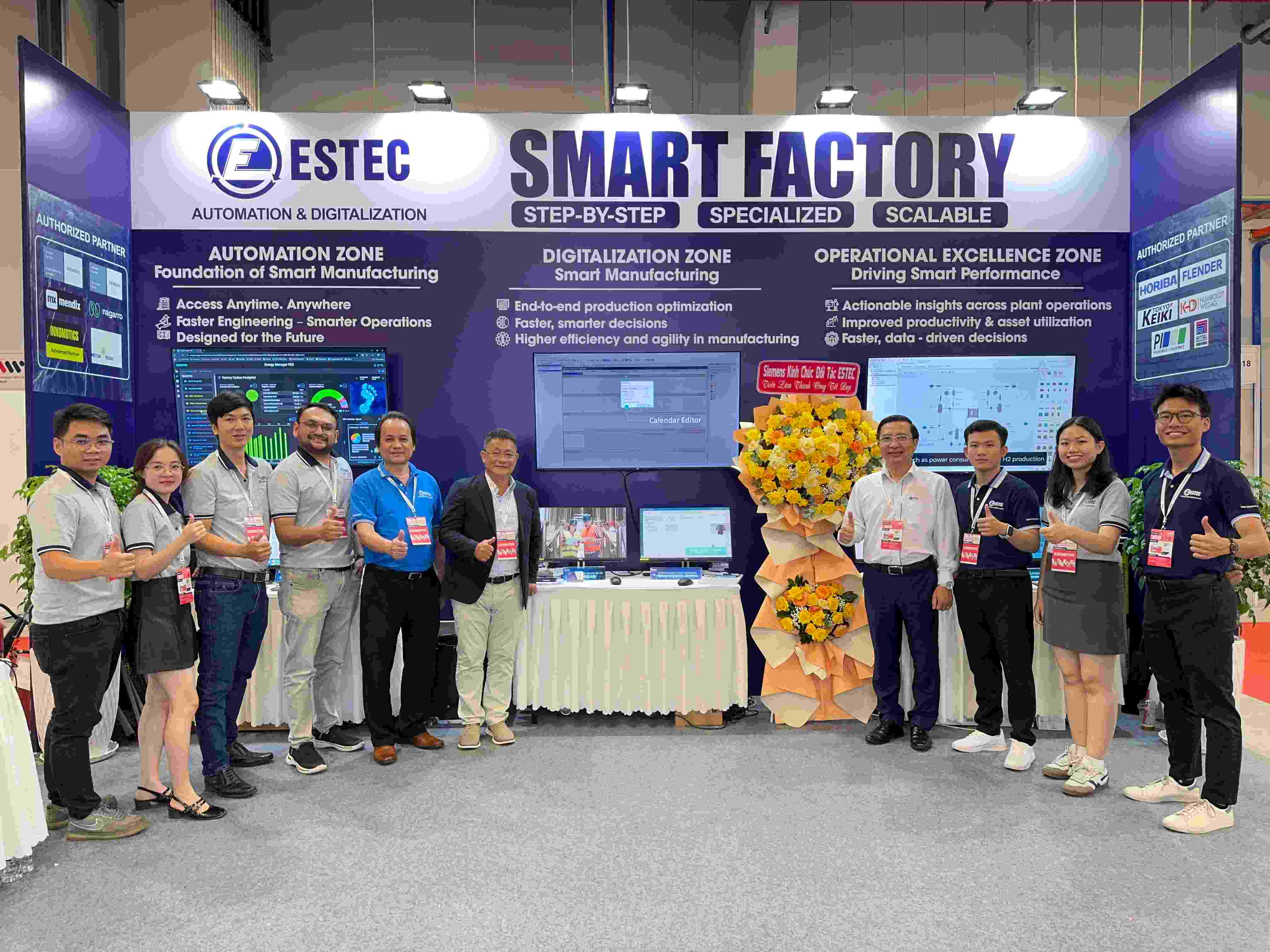 ESTEC ĐỒNG HÀNH CÙNG DOANH NGHIỆP SẢN XUẤT TẠI AUTOMATION WORLD VIETNAM 2025